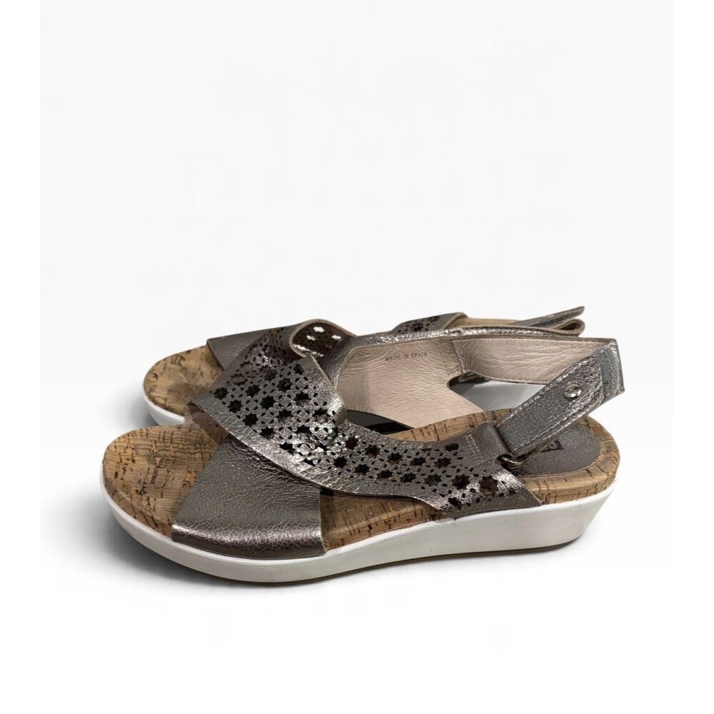 Pikolinos Women’s Sandals Mykonos Criss Cross Leather Sandals Sz 37 US 6.5